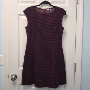 GAP navy and red stripe dress size 8